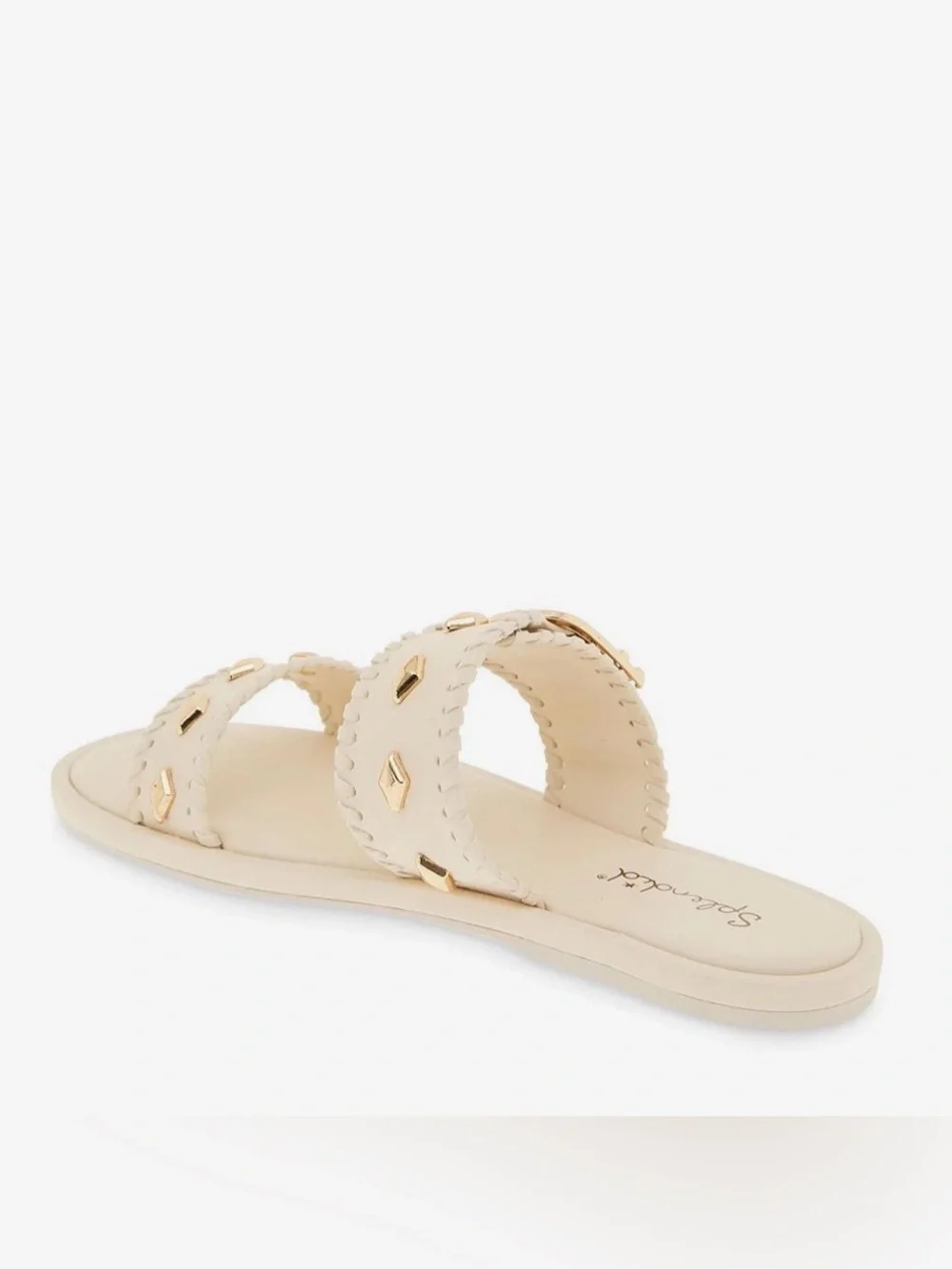 New in Box! Splendid Felix Beige Studded Slide Sandal